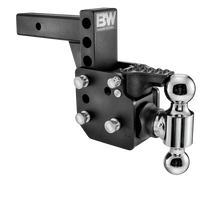 Load image into Gallery viewer, B&amp;W Trailer Hitches TS10053B 2" Blk T&amp;S Pintle Dual Ball