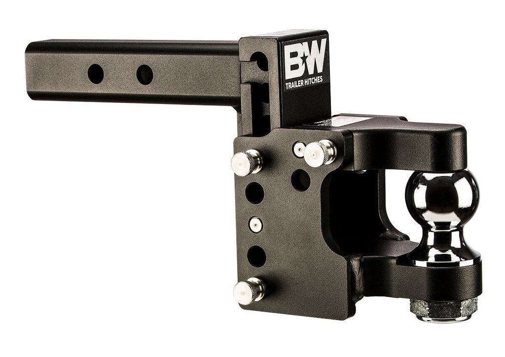B&W Trailer Hitches TS10056 B&W Tow & Stow Pintle Adjustable Ball Mount - Truck Part Superstore