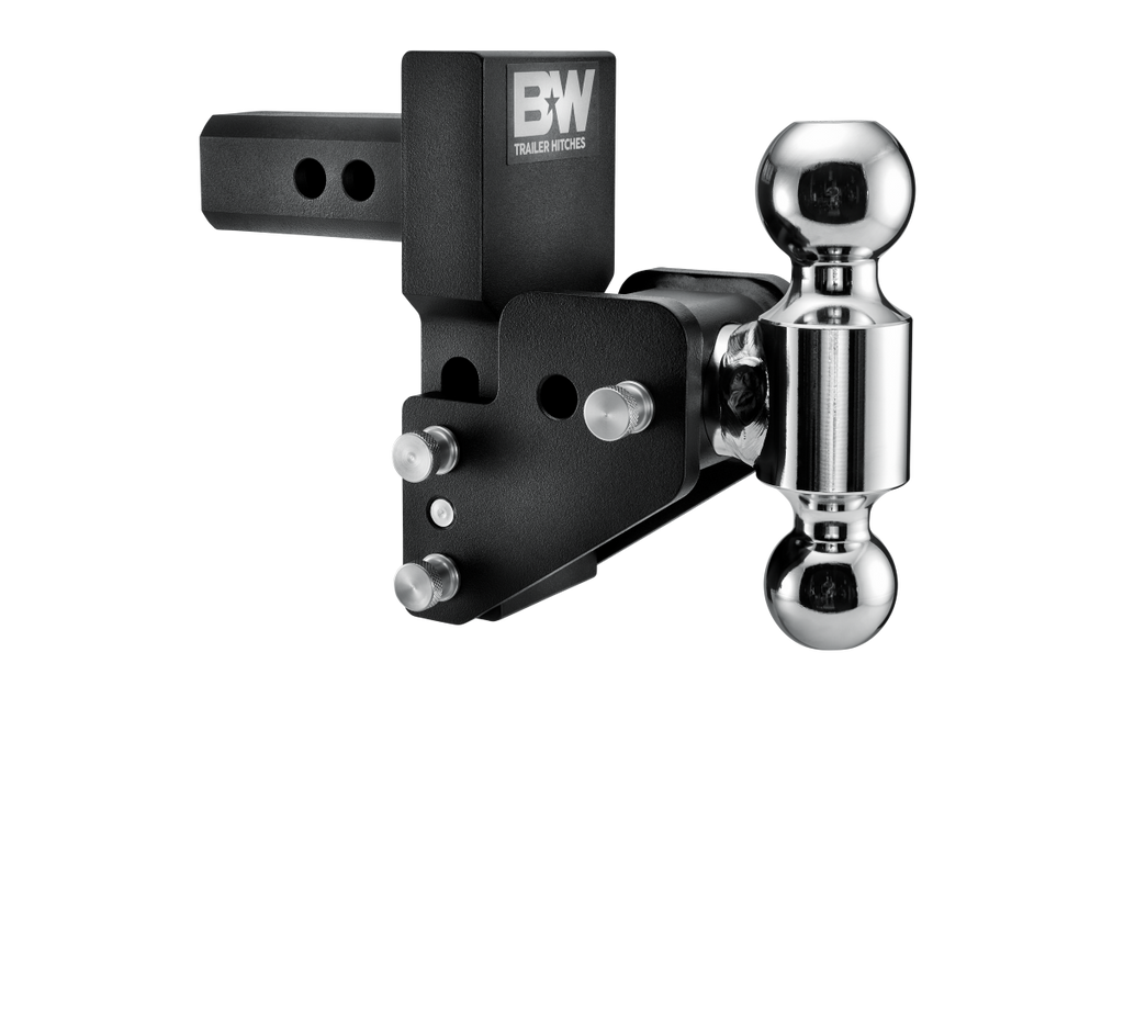 B&W Trailer Hitches TS10063BMP 2 in Model 7 Blk T&S Dual Ball for Multi-Pro Tailgate - Truck Part Superstore