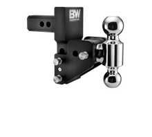 Load image into Gallery viewer, B&amp;W Trailer Hitches TS10063BMP 2 in Model 7 Blk T&amp;S Dual Ball for Multi-Pro Tailgate - Truck Part Superstore