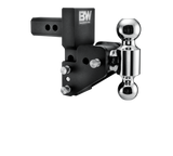 B&W Trailer Hitches TS10063BMP 2 in Model 7 Blk T&S Dual Ball for Multi-Pro Tailgate