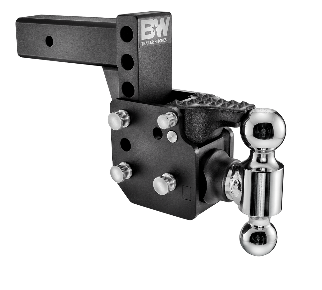 B&W Trailer Hitches TS20053B 2.5" Blk T&S Pintle Dual Ball