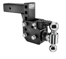 Load image into Gallery viewer, B&amp;W Trailer Hitches TS20053B 2.5" Blk T&amp;S Pintle Dual Ball