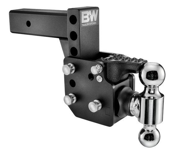 B&W Trailer Hitches TS20053B 2.5" Blk T&S Pintle Dual Ball