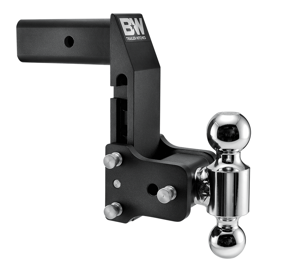 B&W Trailer Hitches TS20066BMP 2.5 Model 10 Blk T&S Dual Ball for Multi-Pro Tailgate - Truck Part Superstore