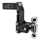 B&W Trailer Hitches TS20066BMP 2.5 Model 10 Blk T&S Dual Ball for Multi-Pro Tailgate