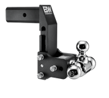 B&W Trailer Hitches TS20067BMP 2.5 Model 10 Blk T&S Tri Ball for Multi-Pro Tailgate