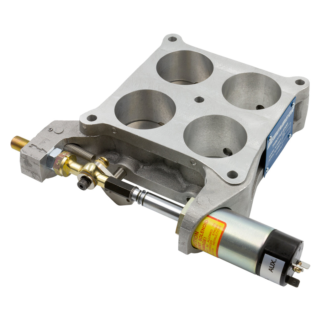 Dedenbear TS5 THROTTLE STOP, BASEPLATE STYLE, ELECTRIC SOLENOID, DOM. HOLLEY 4500