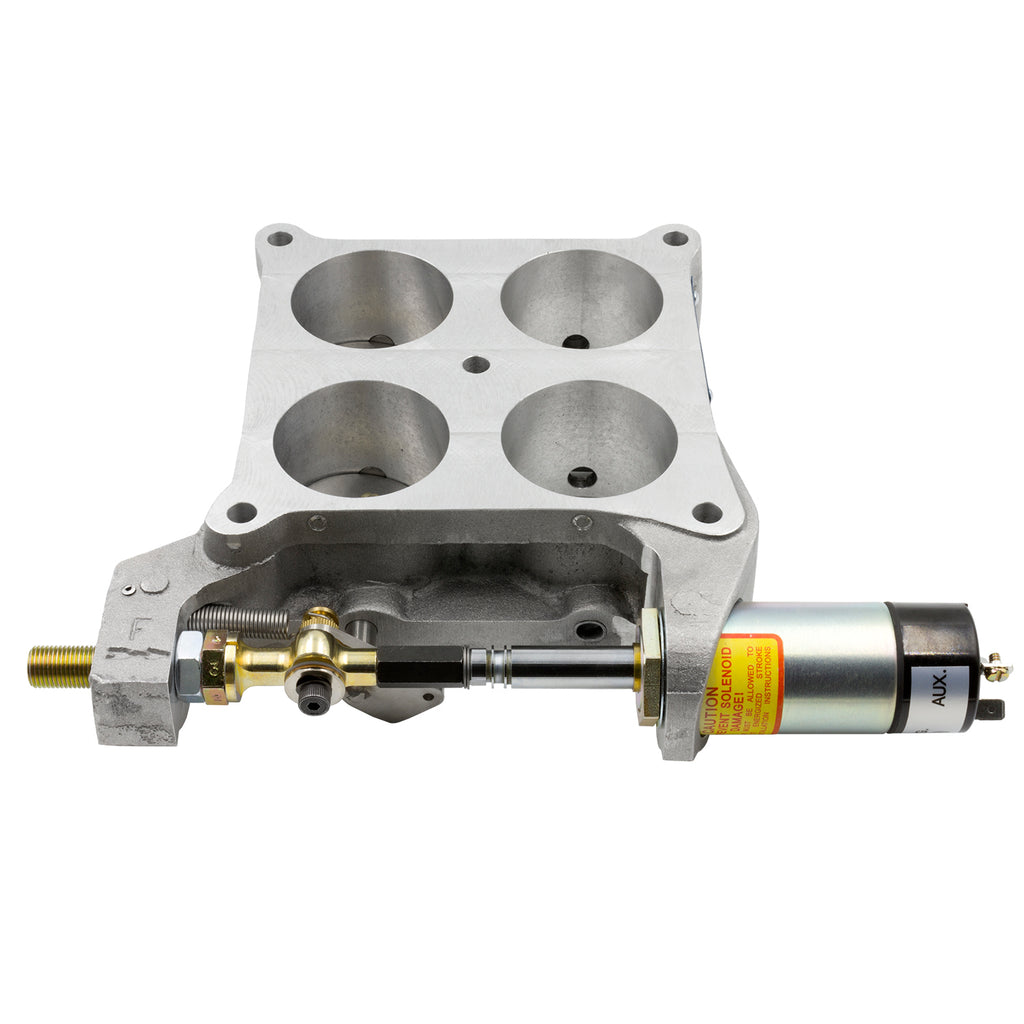 Dedenbear TS5 THROTTLE STOP, BASEPLATE STYLE, ELECTRIC SOLENOID, DOM. HOLLEY 4500