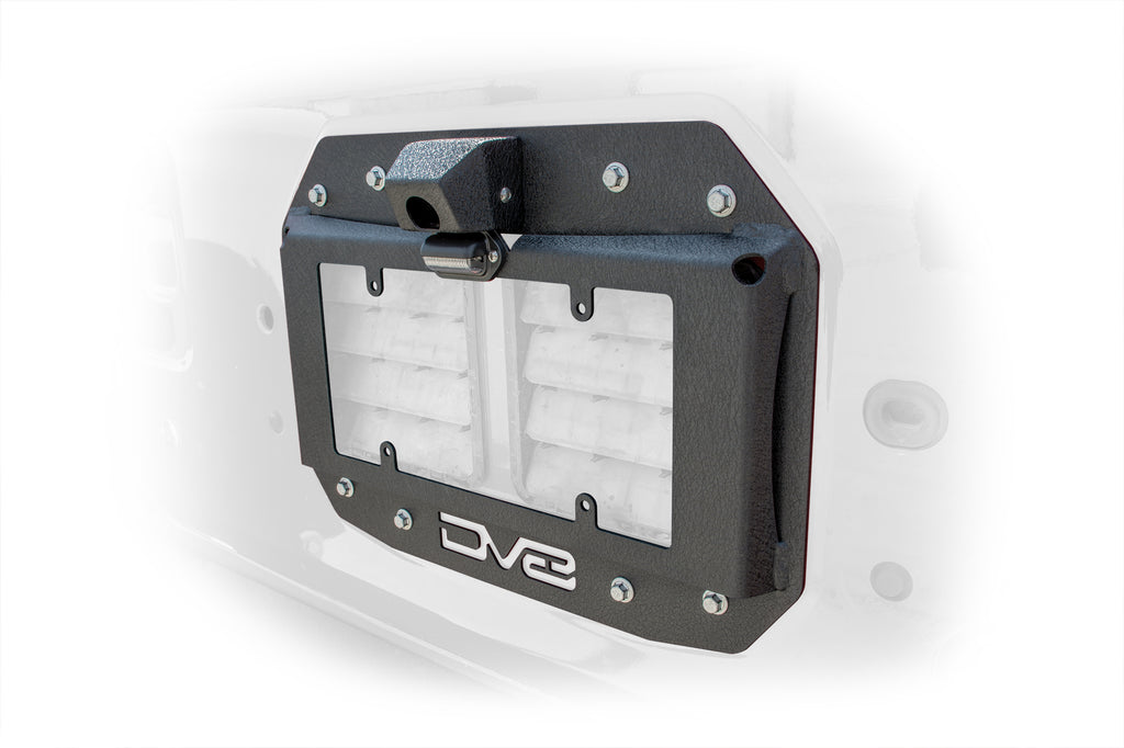 DV8 Offroad TSJL-02 License Plate/Camera Holder Kit for Select Jeep Wrangler