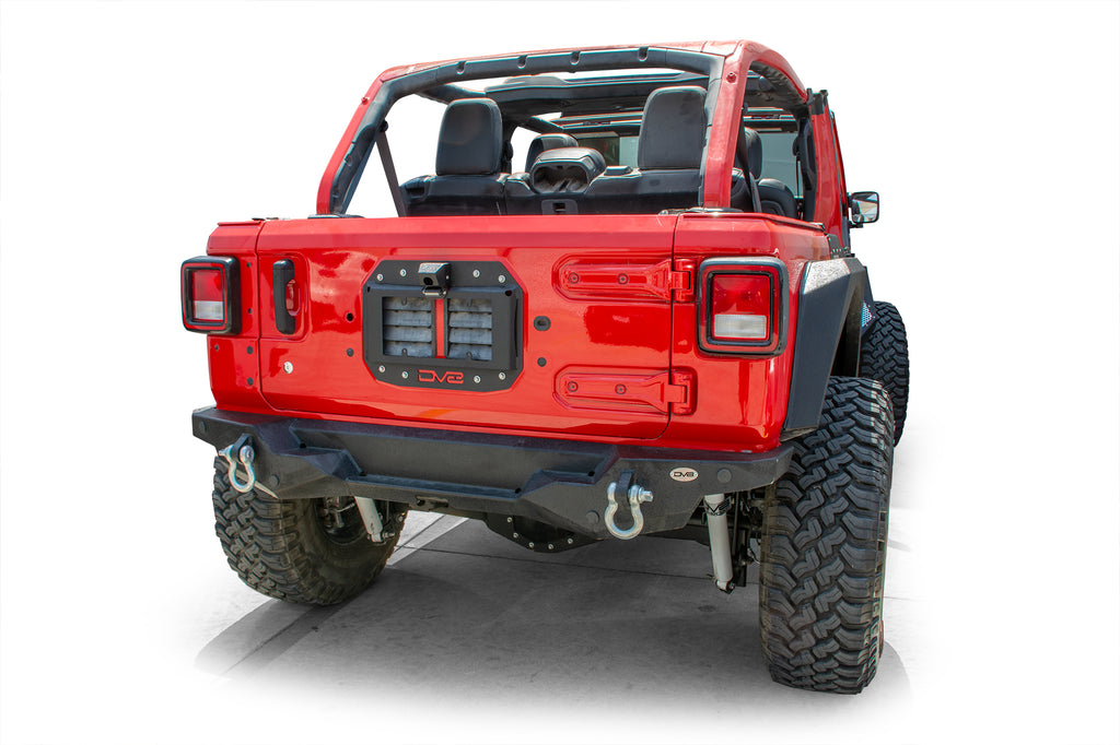 DV8 Offroad TSJL-02 License Plate/Camera Holder Kit for Select Jeep Wrangler