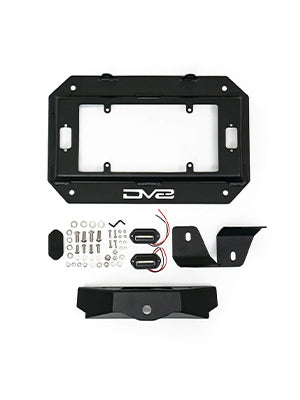 DV8 Offroad TSJL-03 2018-22 Jeep Wrangler JL Spare Tire Delete With Light Mounts for Select Jeep Wrangler
