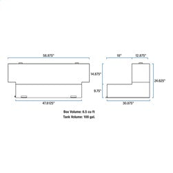 UWS TT-100HH-B Truck Tool Box