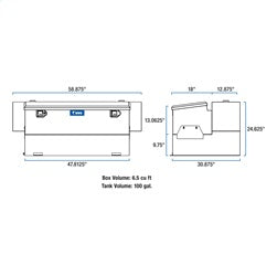 UWS TT-100HH-CB-B Liquid Transfer Tank