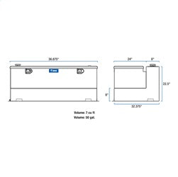 UWS TT-50-COMBO Liquid Transfer Tank