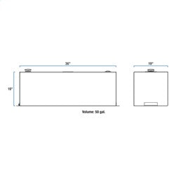 UWS TT-50-R-T-P Liquid Transfer Tank