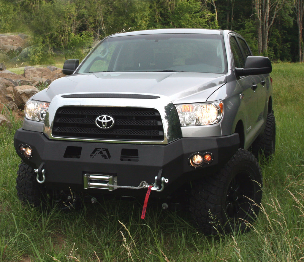 Fab Fours TT07-H1851-B Premium Heavy Duty Winch Front Bumper for Select Toyota Tundra