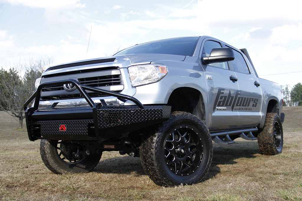 Fab Fours TT14-K2862-1 Black Steel Front Bumper for Select Toyota Tundra