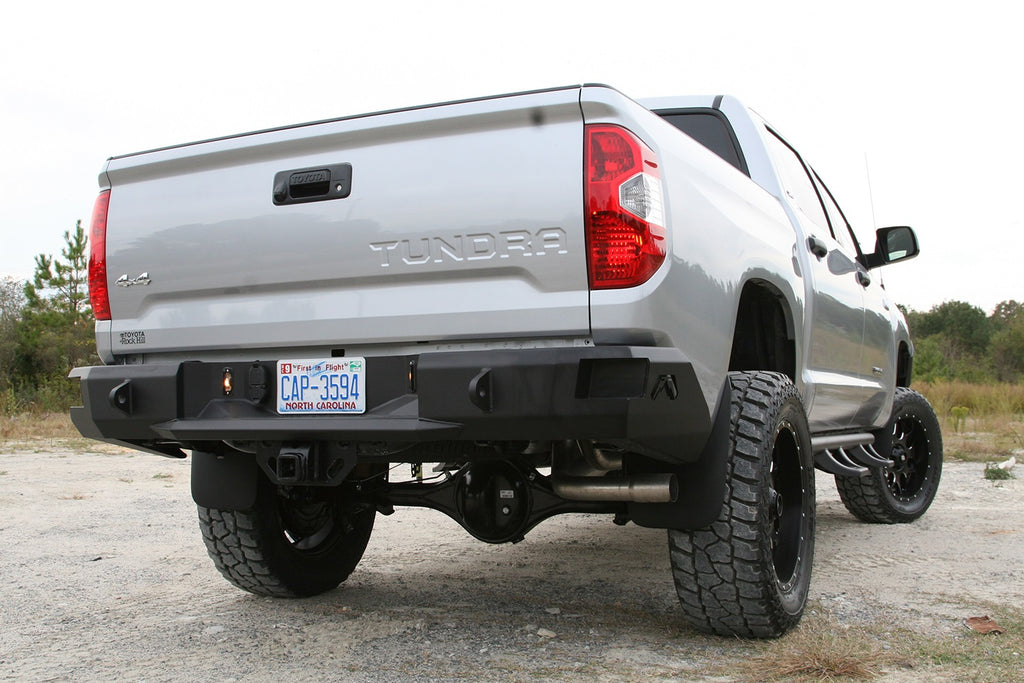 Fab Fours TT14-W2850-B Heavy Duty Rear Bumper for Select Toyota Tacoma, Toyota Tundra