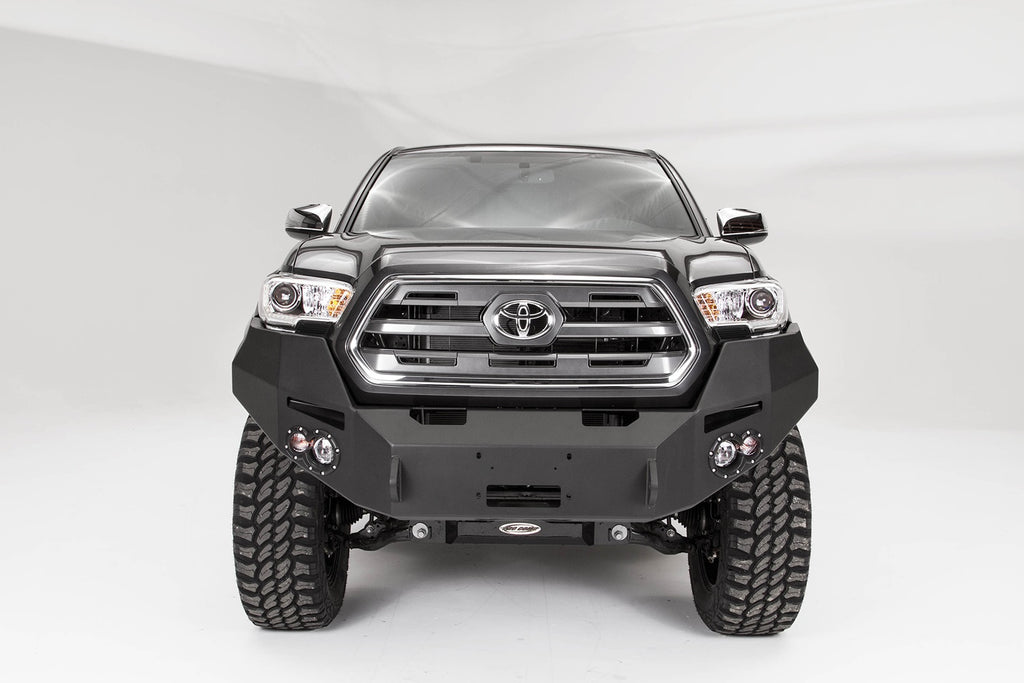 Fab Fours TT16-B3651-B Premium Winch Front Bumper for Select Toyota Tacoma