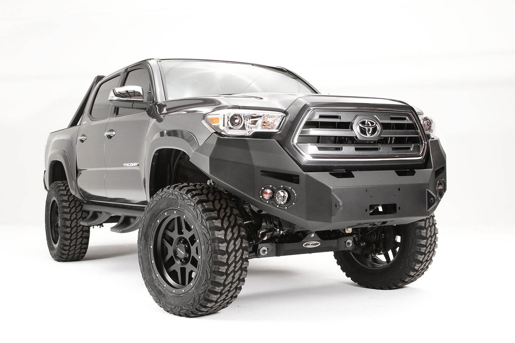 Fab Fours TT16-B3651-B Premium Winch Front Bumper for Select Toyota Tacoma