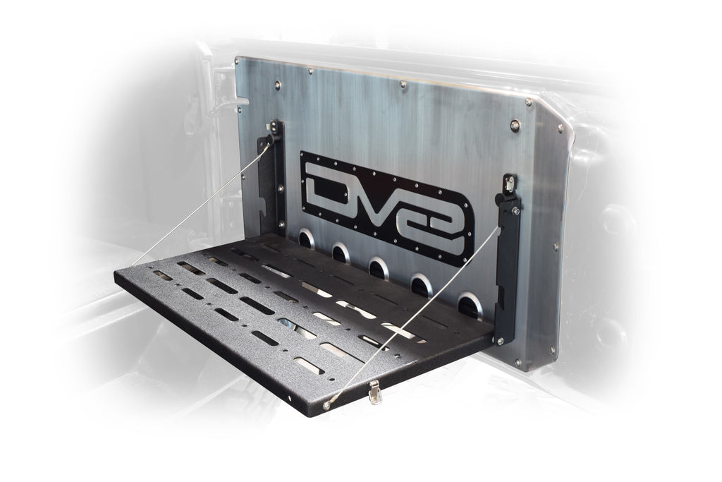 DV8 Offroad TTJK-01 Trail Table; Rear Door for Select Jeep Wrangler, Jeep Wrangler JK
