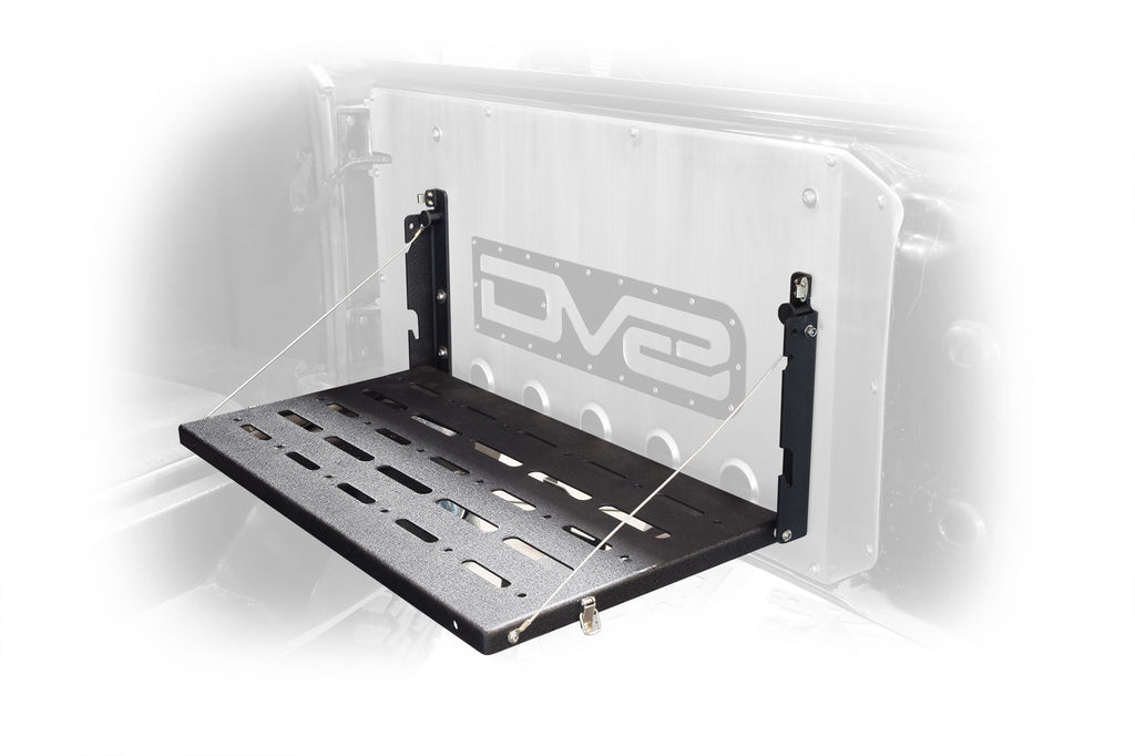 DV8 Offroad TTJK-01 Trail Table; Rear Door for Select Jeep Wrangler, Jeep Wrangler JK