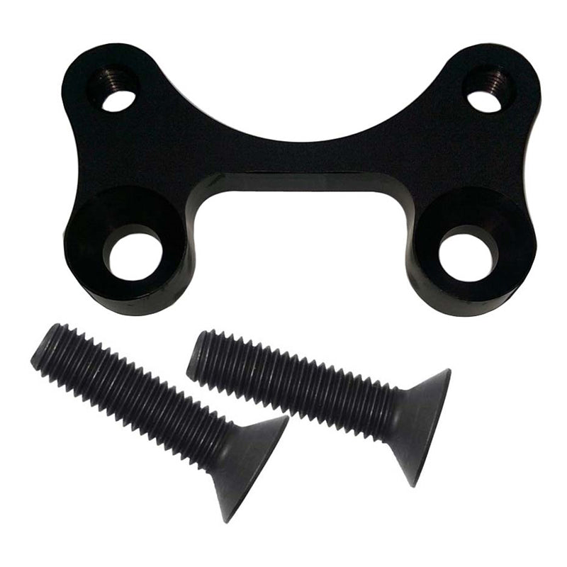 TRIPLE X RACE COMPONENTS 600-BK-8224BLK XB Front Brake Bracket BLK w/ Hardware Mini Spr