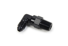 Load image into Gallery viewer, TRIPLE X RACE COMPONENTS HF-93042-BLK AN to NPT Swivel 90 Deg #4 x 1/4