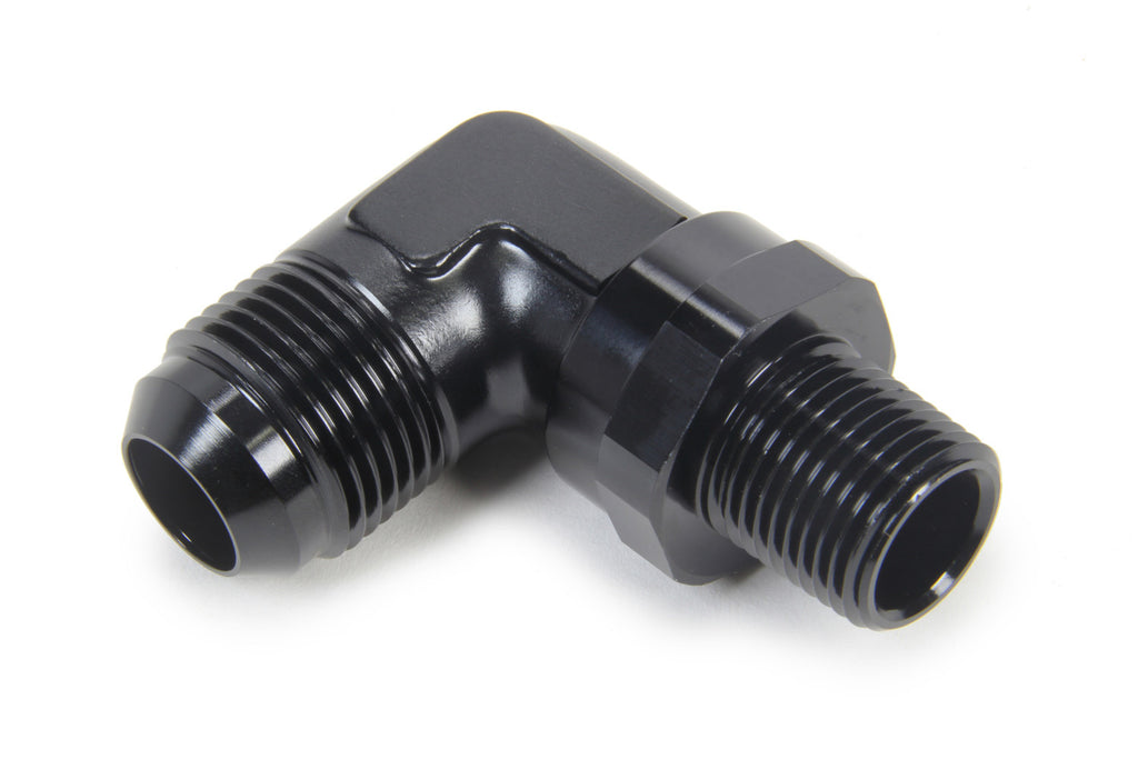 TRIPLE X RACE COMPONENTS HF-93124-BLK AN to NPT Swivel 90 Deg #12 x 1/2