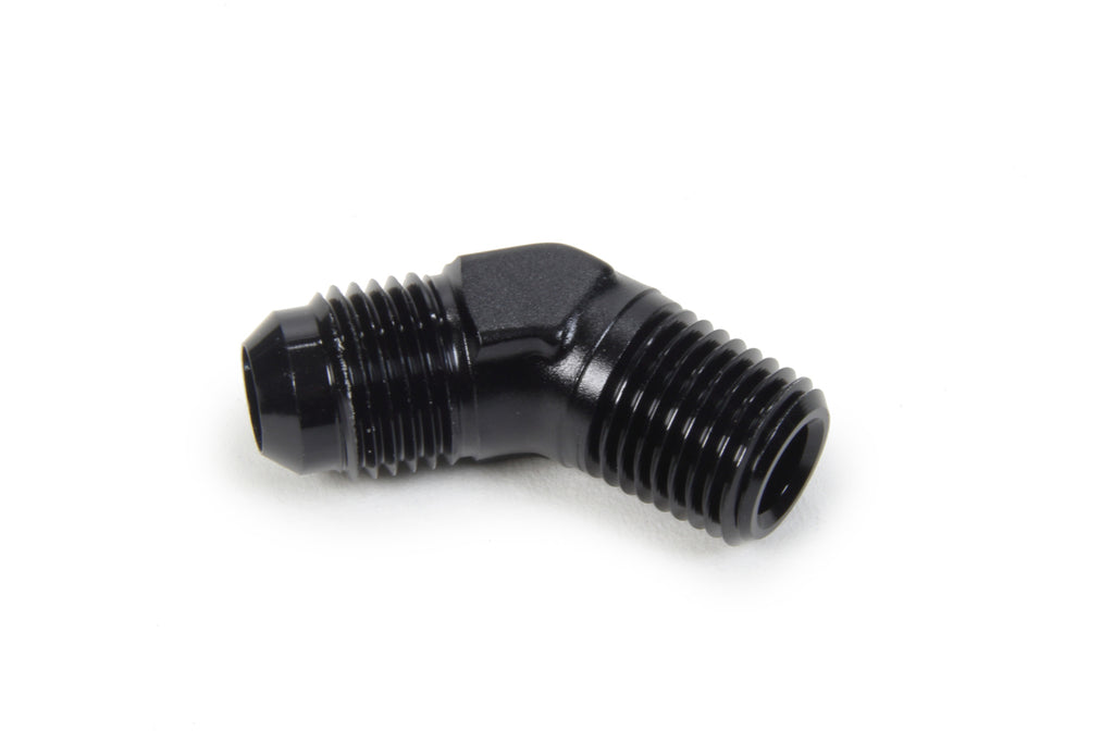 TRIPLE X RACE COMPONENTS HF-94062-BLK AN to NPT 45 Degree #6 x 1/4