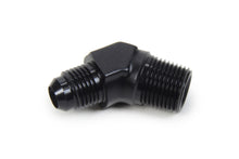 Load image into Gallery viewer, TRIPLE X RACE COMPONENTS HF-94063-BLK AN to NPT 45 Degree #6 x 3/8