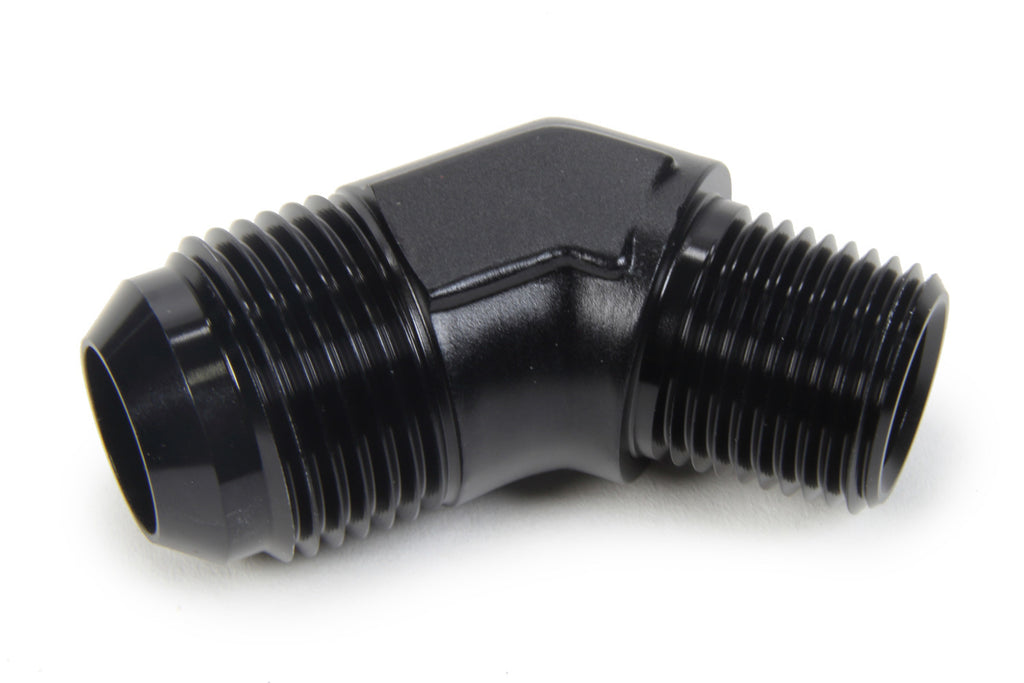 TRIPLE X RACE COMPONENTS HF-94124-BLK AN to NPT 45 Degree #12 x 1/2