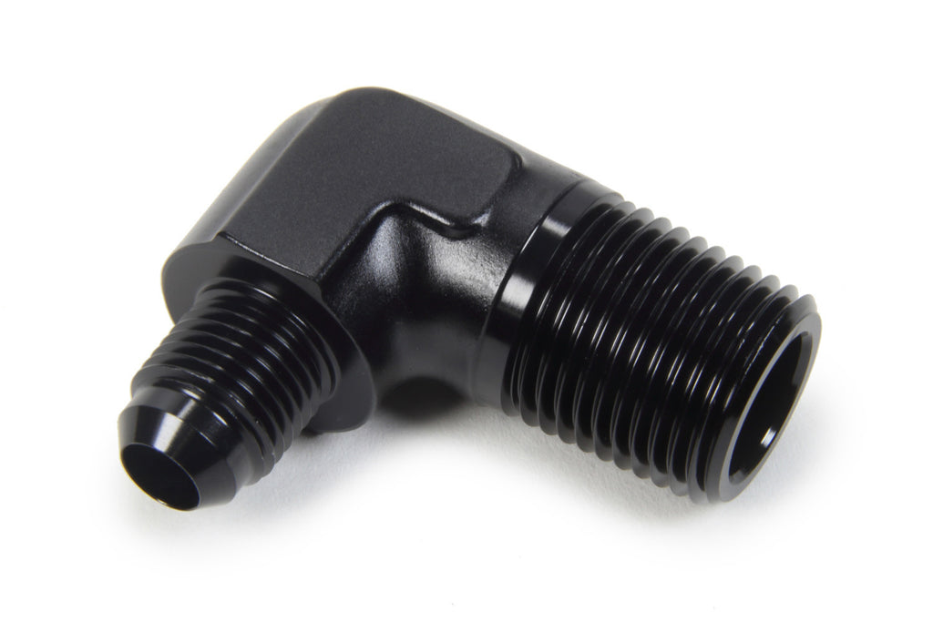 TRIPLE X RACE COMPONENTS HF-99064-BLK AN to NPT 90 Degree #6 x 1/2