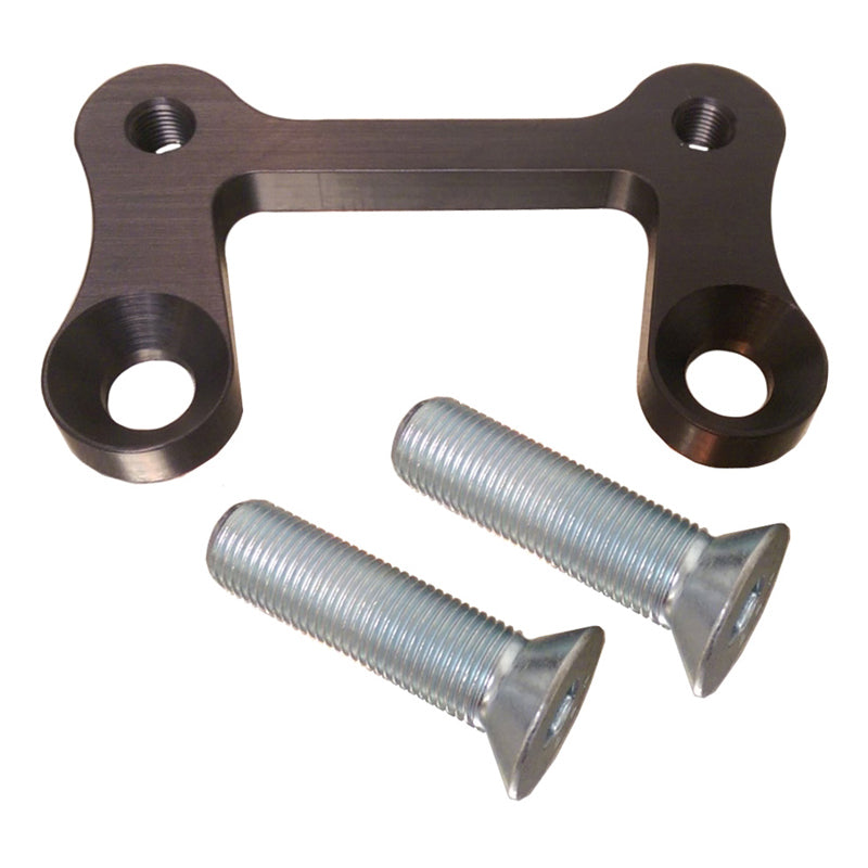 TRIPLE X RACE COMPONENTS SC-FE-0010-BLK Front Brake Mount 10-1/8 Rotor Black With Bolts
