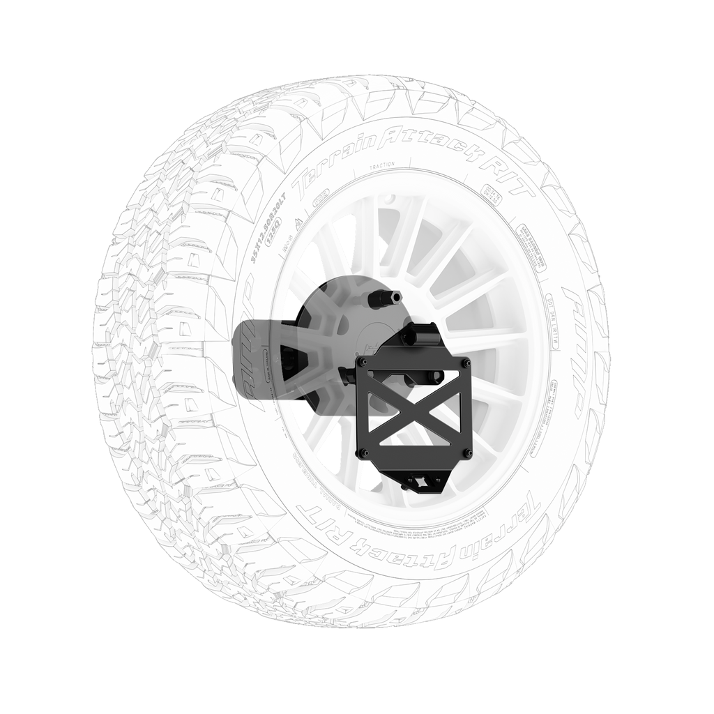 Body Armor 4x4 TY-2966 Body Armor 4X4 Tire Carrier for Select Toyota 4Runner, Toyota Tacoma