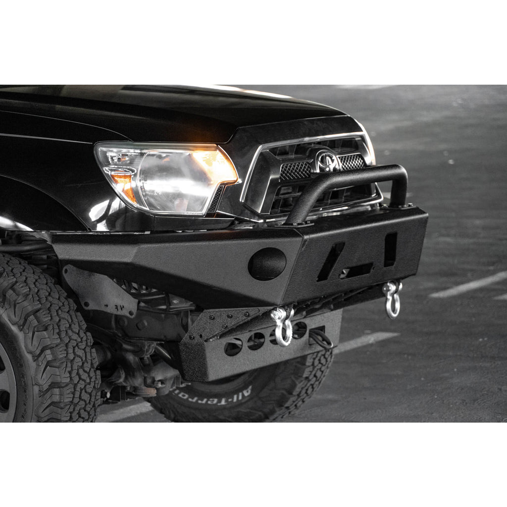 Tacoma-Front-Bumper-Winch-Ready-05-15-Toyota-Tacoma-Black-Powdercoat-Dv8-Offroad