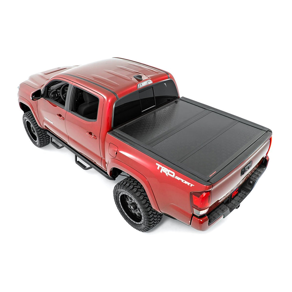 Tacoma-Low-Profile-Hard-Tri-Fold-Tonneau-Cover-16-20-Tacoma-6-Foot-Bed-Rough-Country