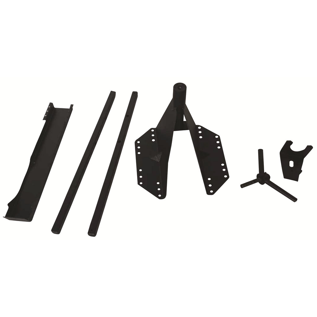 Tailgate-Mounted-36-In-Max-Tire-Size-Textured-Black-Steel-W3Rd-Brak-Light-Reloc