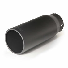 Load image into Gallery viewer, Tailpipe-Tip-Kit---Ss-Round-Straight-Cut---Black---4In-Tube---5In-X-12.5In