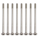 Trans-Dapt 6972 TALL ALUMINUM (only) Center Bolt Valve Cover Bolts (8 bolts)-STAINLESS STEEL
