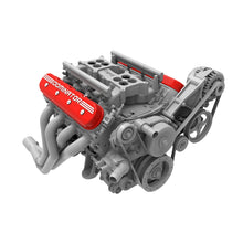 Load image into Gallery viewer, Tall-Ls-Dominator-Valve-Covers---Gloss-Red-Machined-Finish