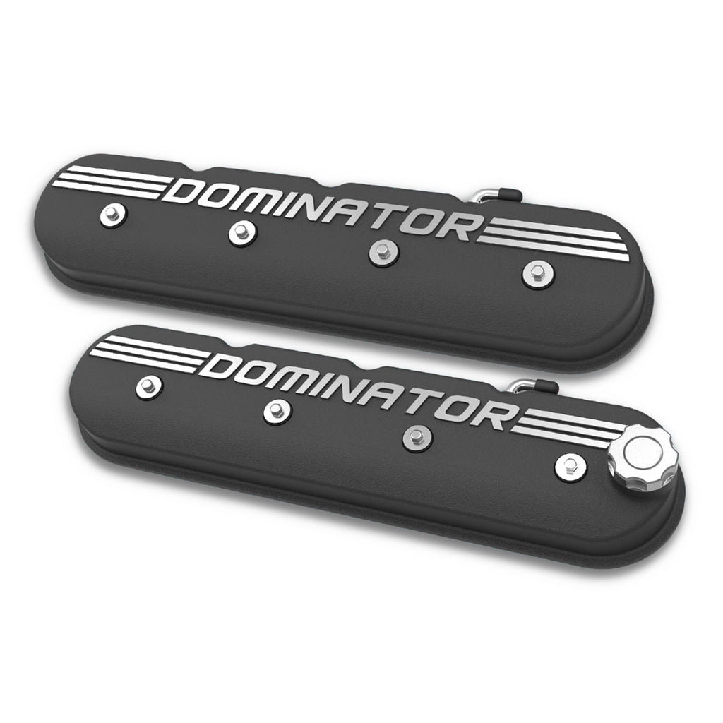 Tall-Ls-Dominator-Valve-Covers---Satin-Black-Machined-Finish