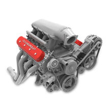 Load image into Gallery viewer, Tall-Ls-Valve-Cover-With-BowtieChevrolet-Logo---Gloss-Red-Machined-Finish