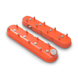 Holley 241-164 Tall LS Valve Covers - Factory Orange
