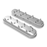 Holley 241-96 Tall LS Valve Covers for Dry Sump Applications - Polished