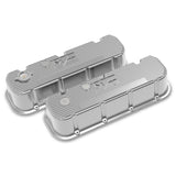 Holley 241-151 Tall M/T Valve Covers for Big Block Chevy Engines - Polished Finish