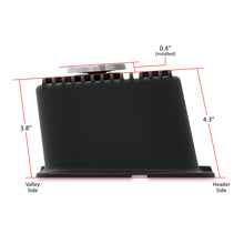 Load image into Gallery viewer, Tall-MT-Valve-Covers-For-Big-Block-Chevy-Engines---Satin-Black-Finish-With-Machined-FinsLogo
