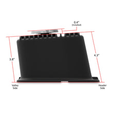 Load image into Gallery viewer, Tall-MT-Valve-Covers-For-Big-Block-Chevy-Engines---Satin-Black-Finish-With-Machined-FinsLogo