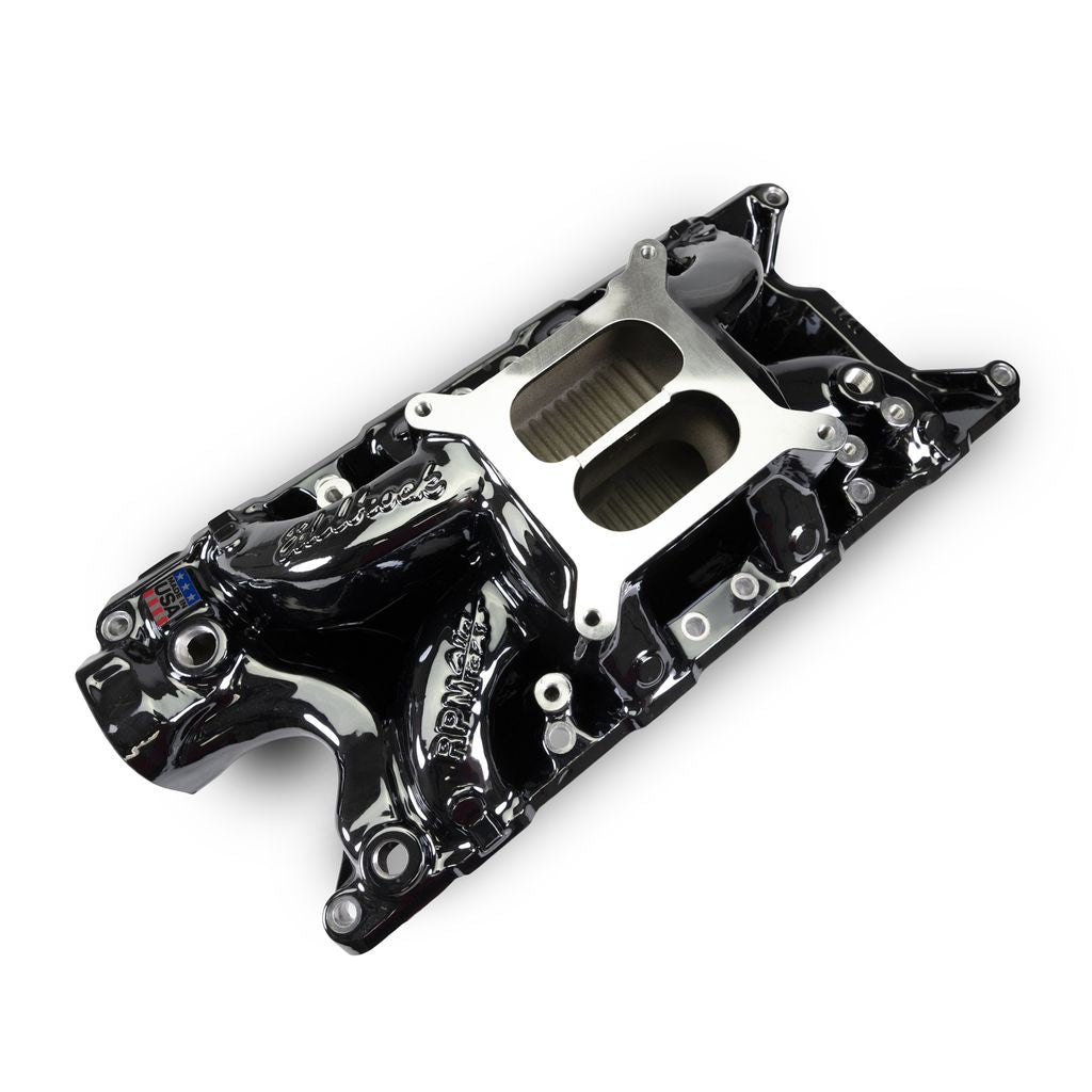 Edelbrock 7521-BP Edelbrock RPM Air-Gap #7521-BP Intake Manifold for Small-Block Ford 302-347 V8